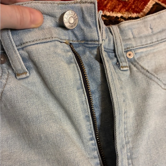 Madewell Perfect Vintage Straight Light Wash High Rise Jeans size 27 - Picture 7 of 7